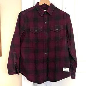 Tilley Brushed Flannel Plaid Button Down